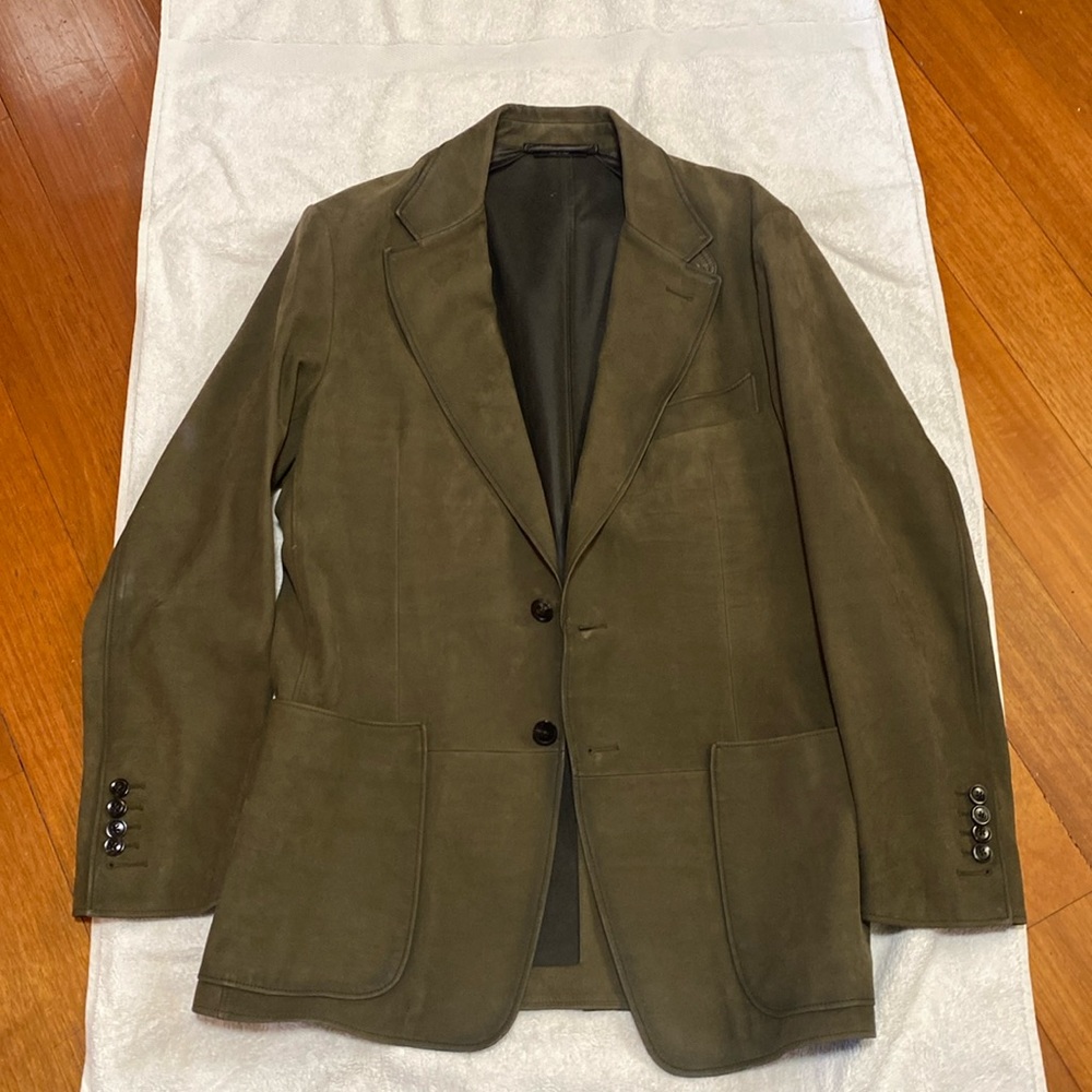 Tom Ford soft suede sartorial jacket